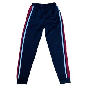 Jordan Jumpman Black Red White Striped Youth Sweatpants Sz L 12-13